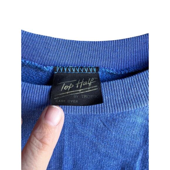 True Vintage 60s 70s All I want Humor Novelty Graphic Sweatshirt Crewneck light - Picture 3 of 8